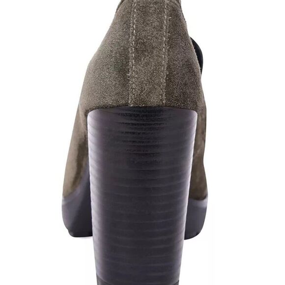 Kenneth Cole New York Justin Lug Heel Loafers Khaki 9M NWT - Picture 3 of 4